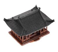 HONMEET Miniature Pagode Chinoise Marron en Plastique pour Micro Paysages et Bibliothèques Décoration Zen pour Jardin et Aquarium