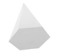 HONMEET Modèle de Dessin Géométrique en Gypse Blanc, Léger et Décoratif