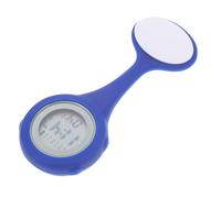 HONMEET Montre Infirmière Multifonction Silicone Bleu Montre à Épingle Détachable Portable pour Aides-Soignantes Affichage Heure et Date