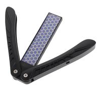 HONMEET Nano Glass Foot Scraper Pedicure Stone, Black Portable Foot Rubbing Tool, Foot Grinding Tool, Easy to Clean, Reusable, Corrosion Resistant, for Men and Women, Dry and Wet Feet,