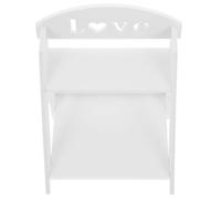 HONMEET Organisateur Cosmétique Blanc en PVC Double Couche, Design Élégant et Moderne, Facile à Déplacer, pour Rangement Maquillage Salle de Bain ou Salon