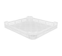 HONMEET Panier de Congélation en Plastique Blanc 370X350X60 MM pour Chambre Froide Plateau de Séchage à L’Air Léger Panier Individuel pour Fruits de Mer et Produits Aquatiques