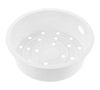 HONMEET Panier Vapeur 3L en PP Blanc pour Cuiseur Riz, Accessoire de Cuisine pour Cuisson à la Vapeur, Adapté à la Cuisine Traditionnelle Chinoise