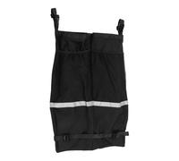 HONMEET Paquet de Rangement Portable pour Bouteilles D'oxygène à Double Cylindre en Tissu Oxford Noir avec Fenêtre Transparente, Accessoire Étanche pour Fauteuil Roulant Lors des