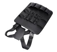 HONMEET Paquet Gilet Multipoches Réglable pour Outils de Coiffure, Pochette à Outils de Poitrine Résistante en Tissu Robuste, Paquet Pratique pour Ciseaux et Tondeuse, Rangement