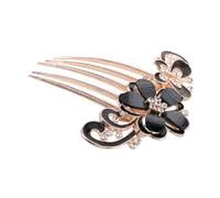HONMEET Peigne à Cheveux de Gris Accessoire Élégant et Confortable pour Femmes Épingle Latérale Polyvalente pour Mariages et Fêtes
