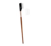 HONMEET Peigne à Cils En Métal Avec Manche En Bois Brosse à Sourcils 1 Pièce Outil Séparateur De Cils Ergonomique Maquillage Précis