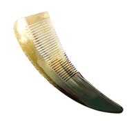 HONMEET Peigne Corne De Bœuf Pour Cheveux Épais Et Bouclés Peigne Démêlant Et Stylisant Avec Massage Outil Durable Et Réutilisable Pour Hommes Et Femmes