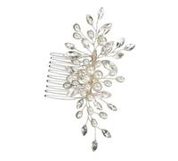 HONMEET Peigne De Mariage Élégant Léger Avec Cristaux Accessoire De Cheveux Brillant Pour Nouveaux Mariés Et Fêtes