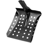 HONMEET Pelle Poignée Ergonomique Confortable en Fer Argenté à Tamiser Tamisage de Boue et Impuretés pour Divers Environnements Fossés
