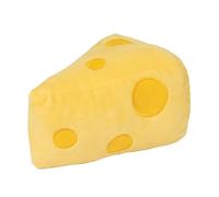 HONMEET Peluche Jouet Fromage Jaune, à L’Herbe à Chat pour Chats | Peluche, Forme Fromage, pour Chatons et Nouveaux Maîtres, Jeu Seul, Redirection Training, sans Meuble Abîmé