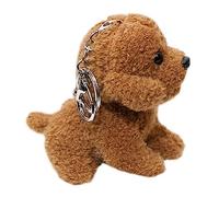 HONMEET Pendentif Chien Peluche Décoratif Accessoire de Sac Adorable Peluche pour Clés et Sacs
