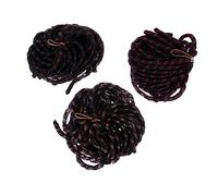 HONMEET Perruques Africaines Uniques 3 Pièces Perruques Afro Funky Cheveux Tressés Élégants À Porter Pour Femmes