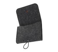 HONMEET Petit Organiseur De Voyage pour Huiles Essentielles Étui De Rangement en Feutre Gris Non Tissé pour La Maison Et Le Bureau