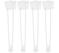 HONMEET Pieds de Table en Fer Résistants à l'abrasion Faciles à Installer Pliables 4 Pièces Style Moderne et Simple pour Projet DIY pour Table Cuisine ou Camping