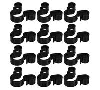 HONMEET Pinces à Bougie Robustes en Plastique, Lot de 12, Clips de Sécurité pour Bouteilles de Vin, Support Réutilisable pour Décorations de Fêtes