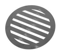 HONMEET Plaque de Cuisson Charbon de Bois Ronde en Fer pour Barbecue extérieur, Accessoires de Cuisson Camping, Grille inférieure 145 mm