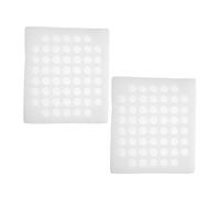 HONMEET Plateau en Écume Blanc pour Œufs de Caille, Protection Élevée et Design Sécurisé, Lot de 2 Pièces, Transport Rangement en Cabinet