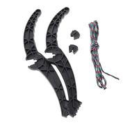 HONMEET Poignée de Frein en Plastique Épais pour Luge et Snowboard, Paire Corde de Remplacement, Accessoire de Freinage Solide pour Équipement de Sports D’Hiver, Compatible Ski de Fond