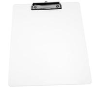 HONMEET Porte Bloc Transparent avec Clip Robuste pour Bureau et École Support Écriture et Organisé Planchette Format Lettre Sécurisée