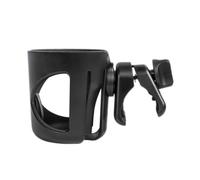 HONMEET Porte-gobelet Poussette Rotatif Abs Léger Antidérapant pour Bouteilles Vélo Vtt et Poussettes Noir