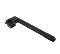HONMEET Potence à Plongeur en Aluminium et Fer pour Vélo Hybride et Fourche, Forme Col de Cygne, Compatible Large, Absorbeur de Chocs pour Terrains Difficiles