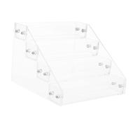 HONMEET Présentoir Acrylique Transparent Couches pour Vernis à Ongles Organisateur de Rangement Cosmétique Réutilisable pour Salon de Manucure