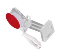 HONMEET Présentoir Antivol pour Téléphone en Acrylique Transparent Chaîne de Sécurité, Support Télescopique pour Téléphone Portable, Support de Bureau Antivol Rotatif, Adapté