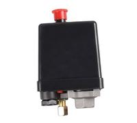 HONMEET Pressostat pour Compresseur D'air Automatique 220v, Pression Réglable 90-125 Psi, Modèle Vertical Seul Orifice, Contrôle Précis Pression Atmosphérique, Accessoire pour Pompe à Air