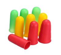 HONMEET Protections Doigts Silicone Antidérapantes et Anti-brûlure Manchons Flexibles et Réutilisables Protection Doigt Confortable pour Cuisine et Activités