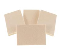 HONMEET Raclette en Laine Douce Beige 4pcs pour Application Précise de Film Vinyle sur Fenêtres et Verre, Outil pour Installation de Films Teintés en Projet de Vinyle