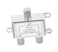 HONMEET Répartiteur Coaxial Voies Antenne TV et Satellite Compatible et Système Catv Distribution Uniforme du Signal TV pour Amplificateur et Double Réception