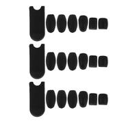 HONMEET Repose-pouce en Silicone Noir pour Saxophone Soprano et Alto, Coussin Confortable Réduisant les Vibrations, Pratique et L'ensemble Musical