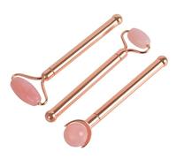 HONMEET Roller Visage en Pierre Naturelle pour Massage Visage Rouleau de Jade Bille Ronde Outil de Massage Relaxant pour Peau
