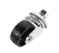 HONMEET Roulettes de Cric de Sol Pivotantes 360 Degrés pour Remplacement, Capacité 4 Tonnes, Métal Robuste, Système Double Pompe, Entretien Véhicules Lourds