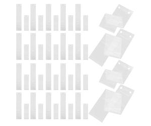 HONMEET Sachet Parapluie Transparent PE 200 Pièces pour Support | Conteneur Jetable, Rangement Pratique et Transport Facile, Format Adapté aux Machines Automatiques