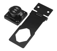 HONMEET Serrure à Combinaison Mécanique pour Portes D’armoire, Serrure Codée 2 Trous, Couleur Noir Mat, Installation par Vis, Verrou de Sécurité pour Tiroirs et Meubles, Cadenas de Casier