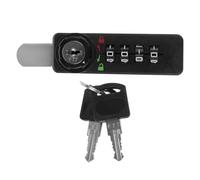 HONMEET Serrure de Cabinet Mécanique à Code avec Clé Verrou de Sécurité pour Vitrines et Rangements Résistante Déformation et Protection pour Documents et Objets Privés