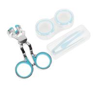 HONMEET Set D'applicateurs sans Abîmer Bords pour Plastique Abs Bleu et Outil Sûr pour Retrait et Insertion Retrait Insertion pour Lentilles de Contact de Lentilles Souples