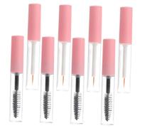 HONMEET Set de Tubes Mascara Vides Rechargeables avec Bâtonnets Eyeliner Contenants Réutilisables pour Crème Cils Caps Rose Compact et Étanche pour Voyage et Usage Quotidien