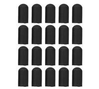 HONMEET Silent Practice Drumstick Tips 20pcs Silicone Drum Dampener Caps With Stylish Design For Drumstick Protection And Standard Sticks