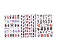 HONMEET Stickers Ongles Dragon Autocollants Nail Art Chinois Auto-Adhésifs 3 Pièces Décoration Ongles Diy Pour Fête Et Usage Quotidien