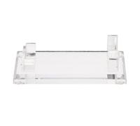 HONMEET Support Acrylique pour Stylo de Tatouage Forme de Fleur Porte-machine Sourcils Transparent Présentoir Élégant Multifonction pour Salon de Beauté et Organisation