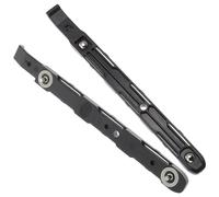 HONMEET Support de cage de disque dur Rail de fixation sans outils 3.5 pouces ABS noir 1 paire pour remplacer un rail usé et protéger le disque dur PC