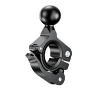 HONMEET Support de Fixation Base de Balles Résistante et Dure pour Guidon Noir en Alliage D'aluminium Support de Téléphone à Billes pour Mobile, pour Bricolage