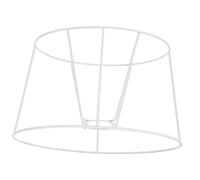 HONMEET Support de Lampe Vintage Métal Style Européen Cadre Ovale Robuste Protection Ampoule Filaire pour Lampe de Table et Suspension Structure Fer pour Décoration Intérieure