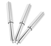 HONMEET Support Rouleau Papier Toilette 3 Pièces Tige À Ressort Extensible Axe Central PP pour Support Papier Toilette en Salle De Bain
