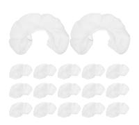 HONMEET Taie D'oreiller Jetable de U, Non Tissée, Blanche, Élastique, Lot de 50 Pièces, pour Spa, Salon de Beauté et Institut de Massage, Housse D'appuie-tête Hygiénique et Pratique