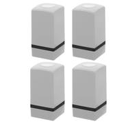 HONMEET Tampon d'entraînement aux accords 4pcs en plastique portable blanc pour ukulélé et guitare, idéal pour création musicale et performances des débutants