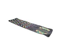 HONMEET Tapis D'acupression Pieds 120x35 Cm Tapis Réflexologie Plantaire Cuir Synthétique Massage Stimulant Points D'acupuncture Détente Travail Assis Ou Debout Relaxation Bien-